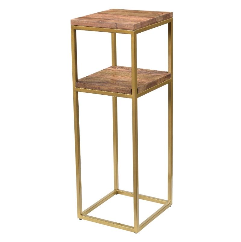 Enfield Plant Stand Gold Frame