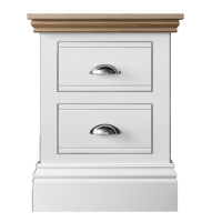 New Hampshire Bedside 2 Drawer Narrow