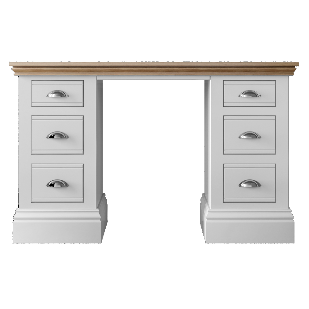 New Hampshire Dressing Table Double Pedestal