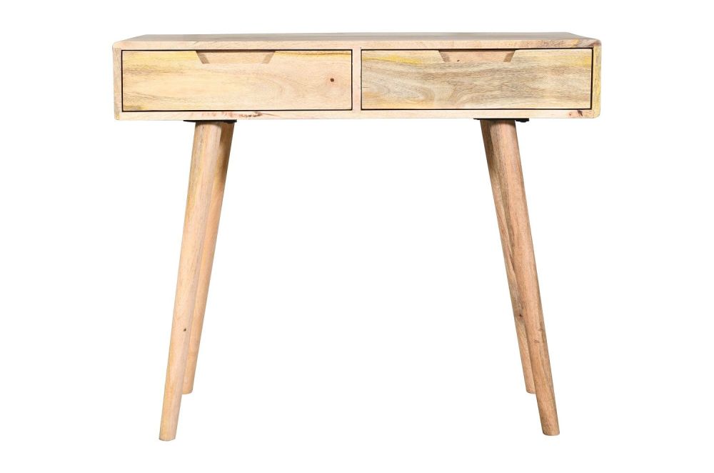 Enfield Mango Wood Console Table Retro