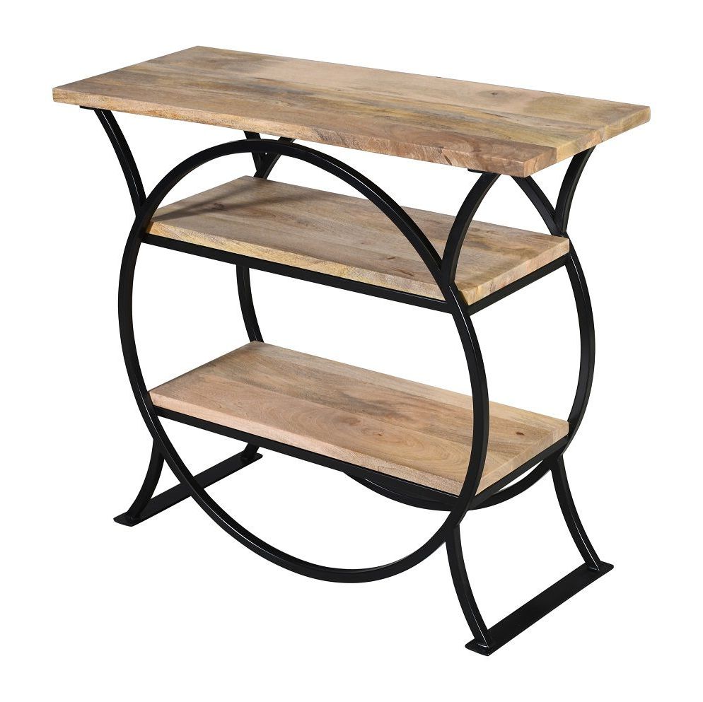 Enfield Mango Wood Console Table Classic