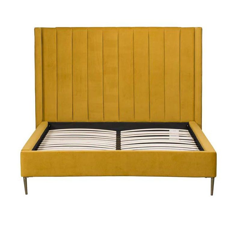 Dylan King Size Bed Frame Turmeric