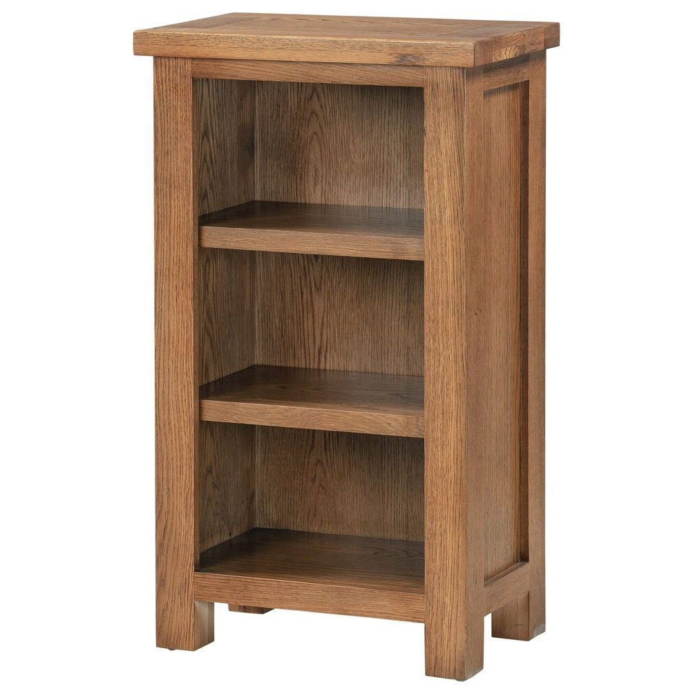 New Amber Oak Bookcase Small