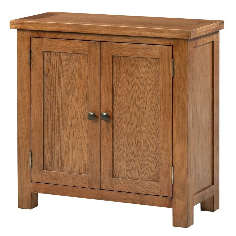 New Amber Oak Cabinet 2 Door