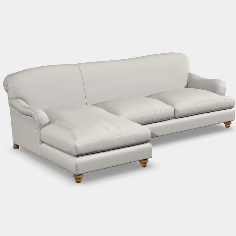 Ruffle Chaise Sofa