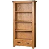 Windermere Oak Bookcase 900w x 1800h
