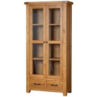 Windermere Oak Display Cabinet