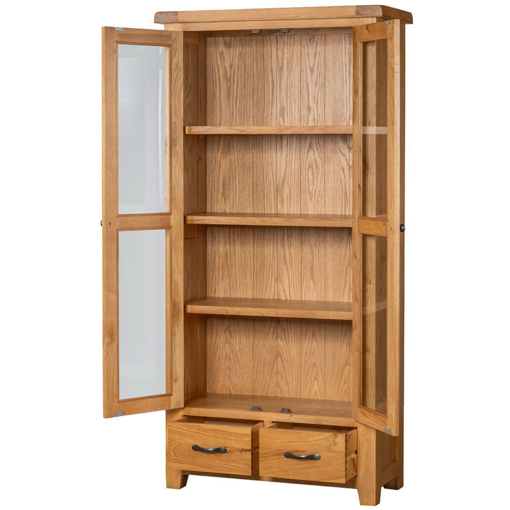 Windermere Oak Display Cabinet
