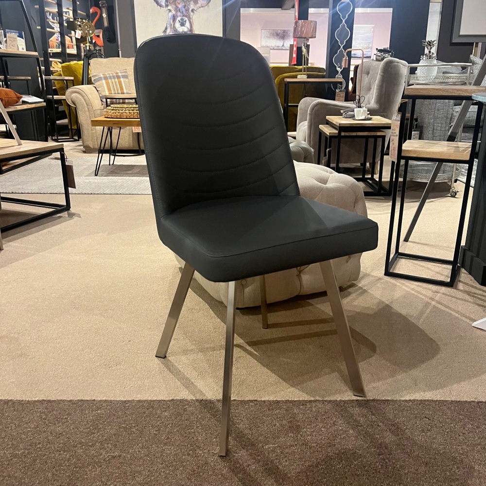 Grey Helix Dining Chair