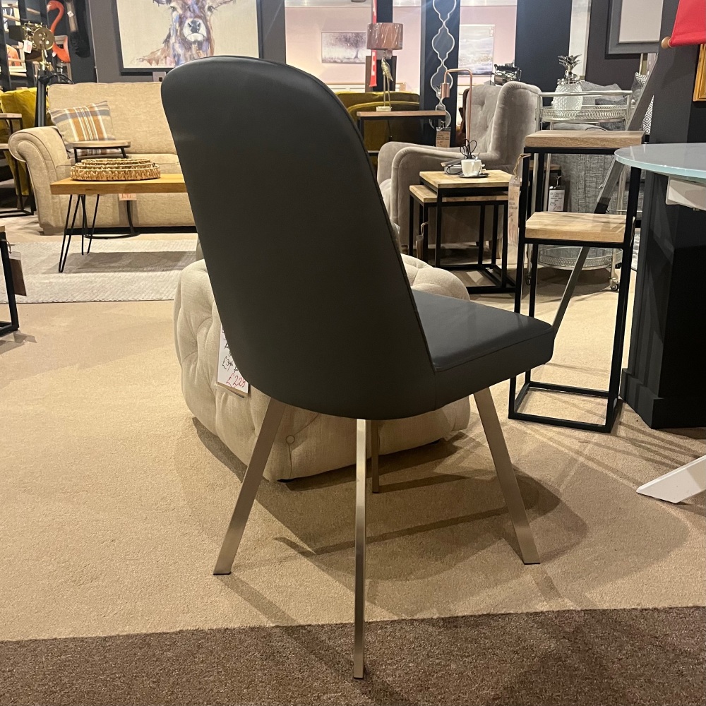 Grey Helix Dining Chair