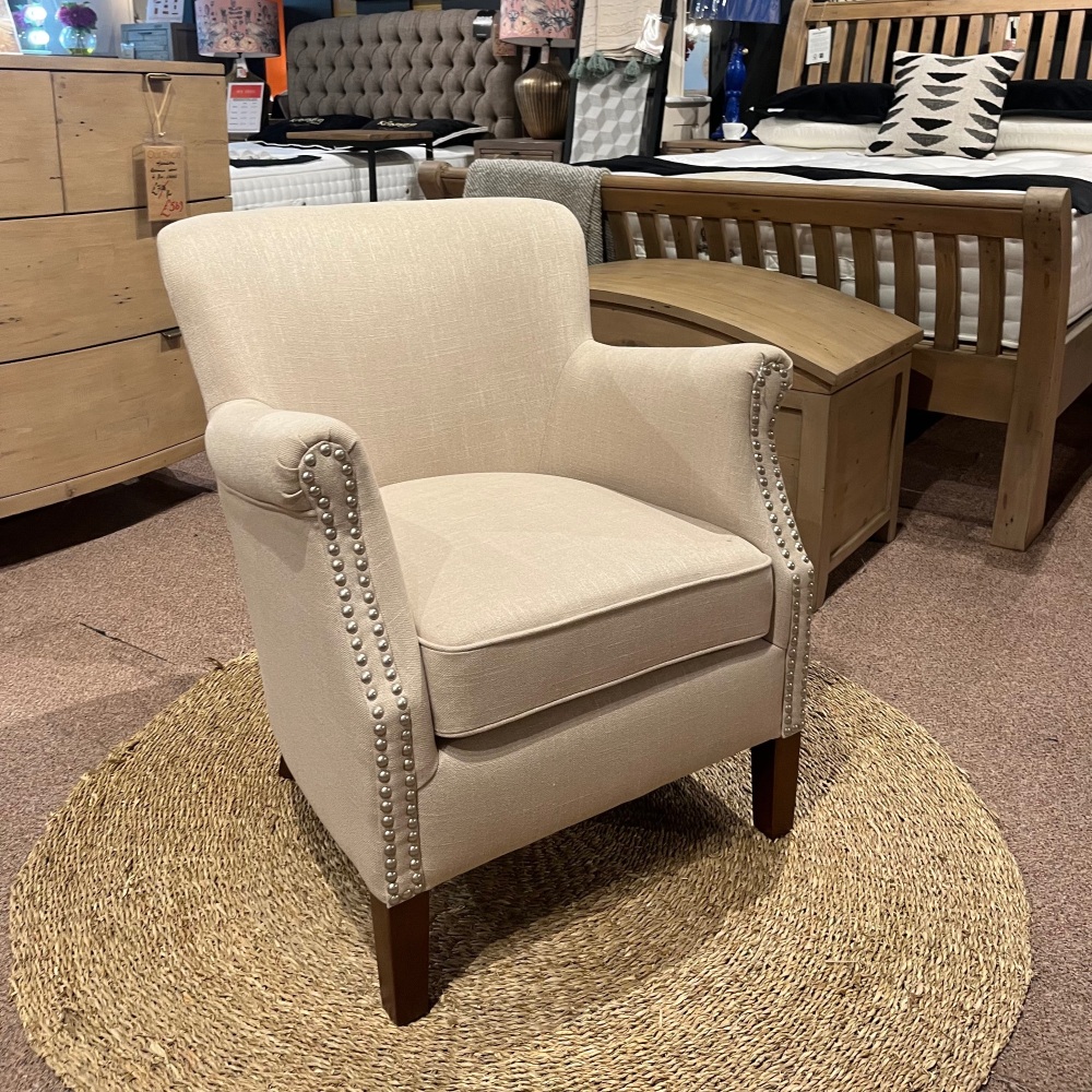 Harlow Accent Chair Beige