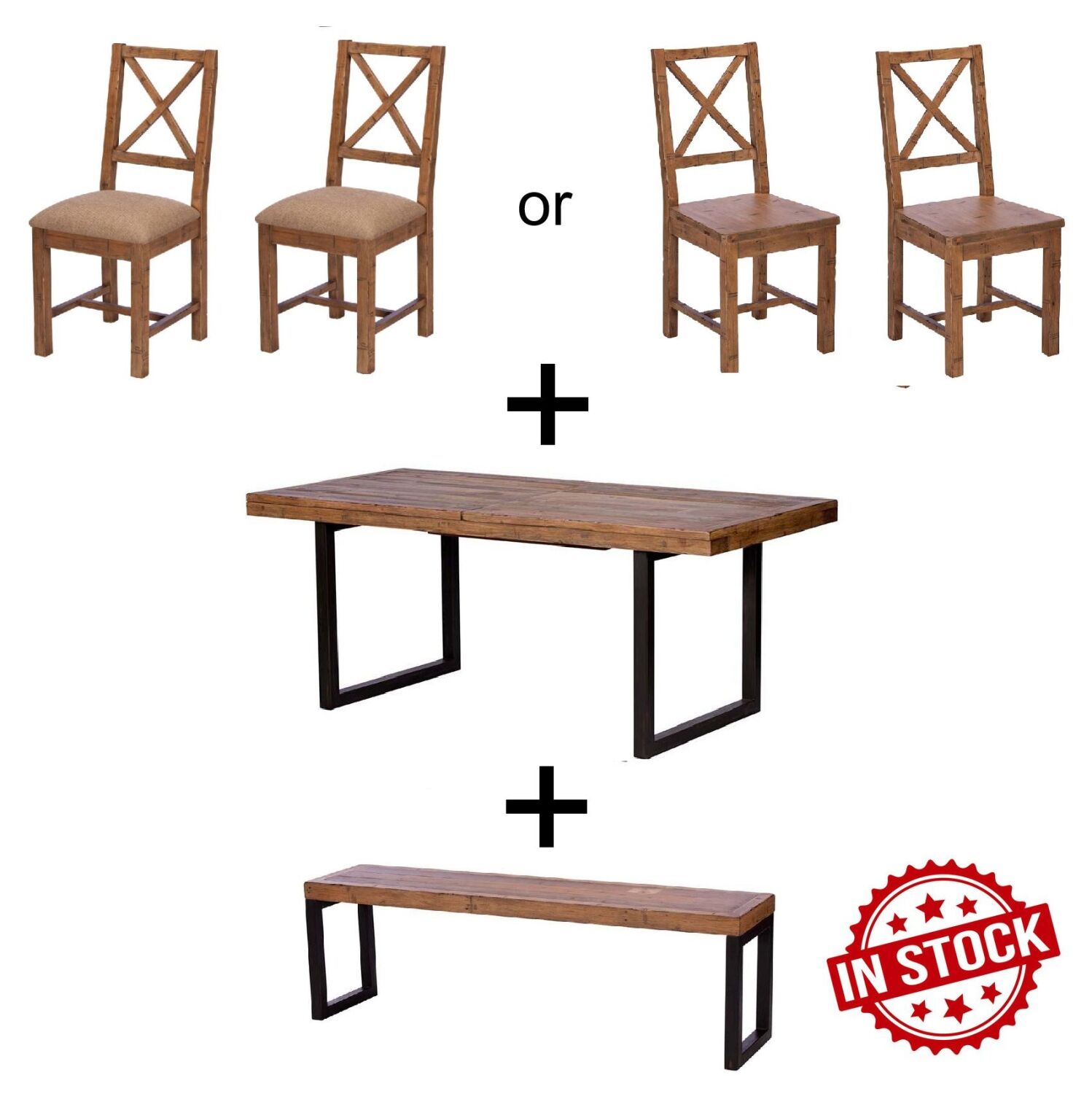 Reclaimed Wood Extending Dining Tables Edinburgh