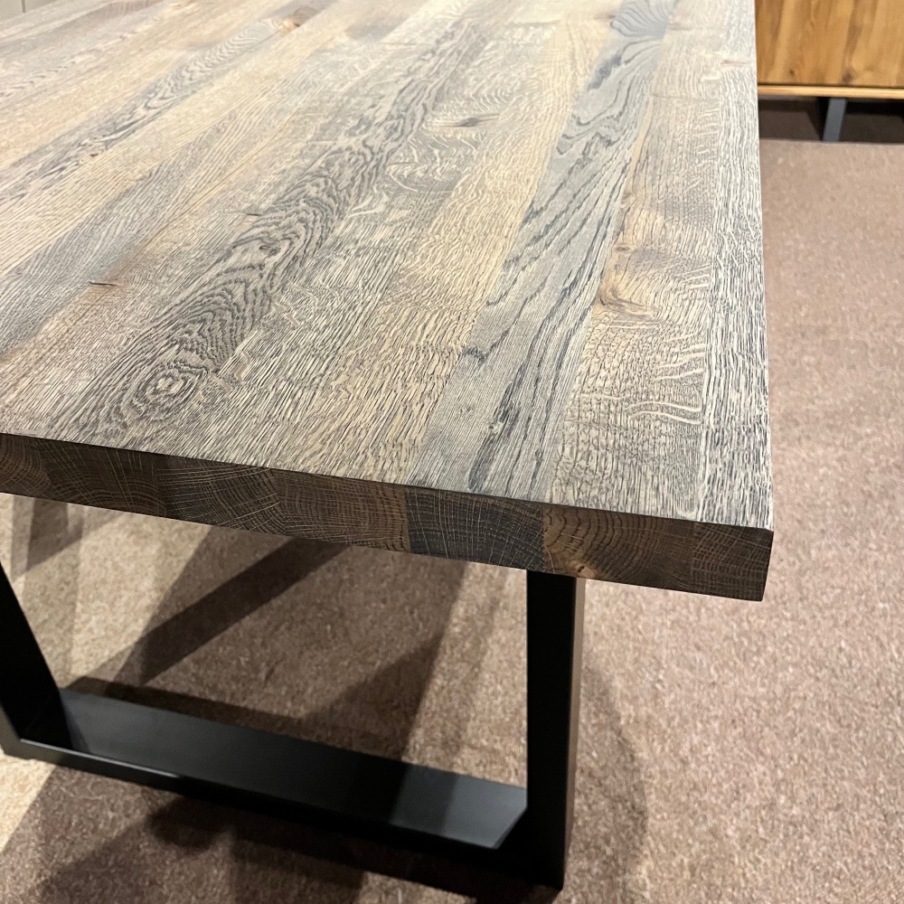 Clearance:  Solid Ash Willow Dining Table