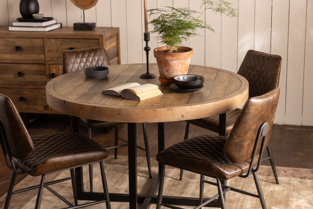 Baker: Nixon 120cm Round Dining Table