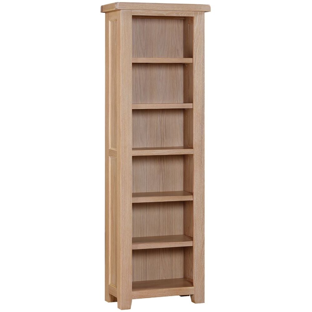 Winchester Oak Tall Narrow Bookcase