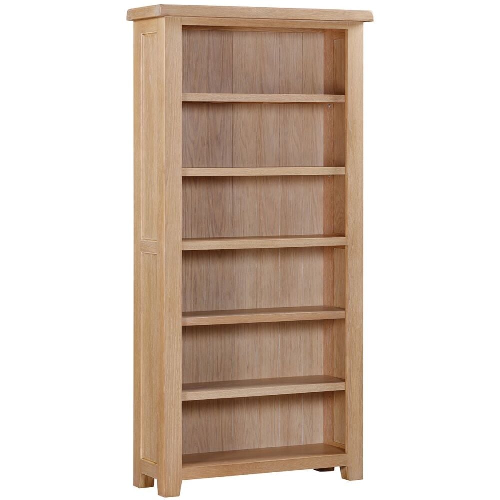 Winchester Oak Tall Wide Bookcase