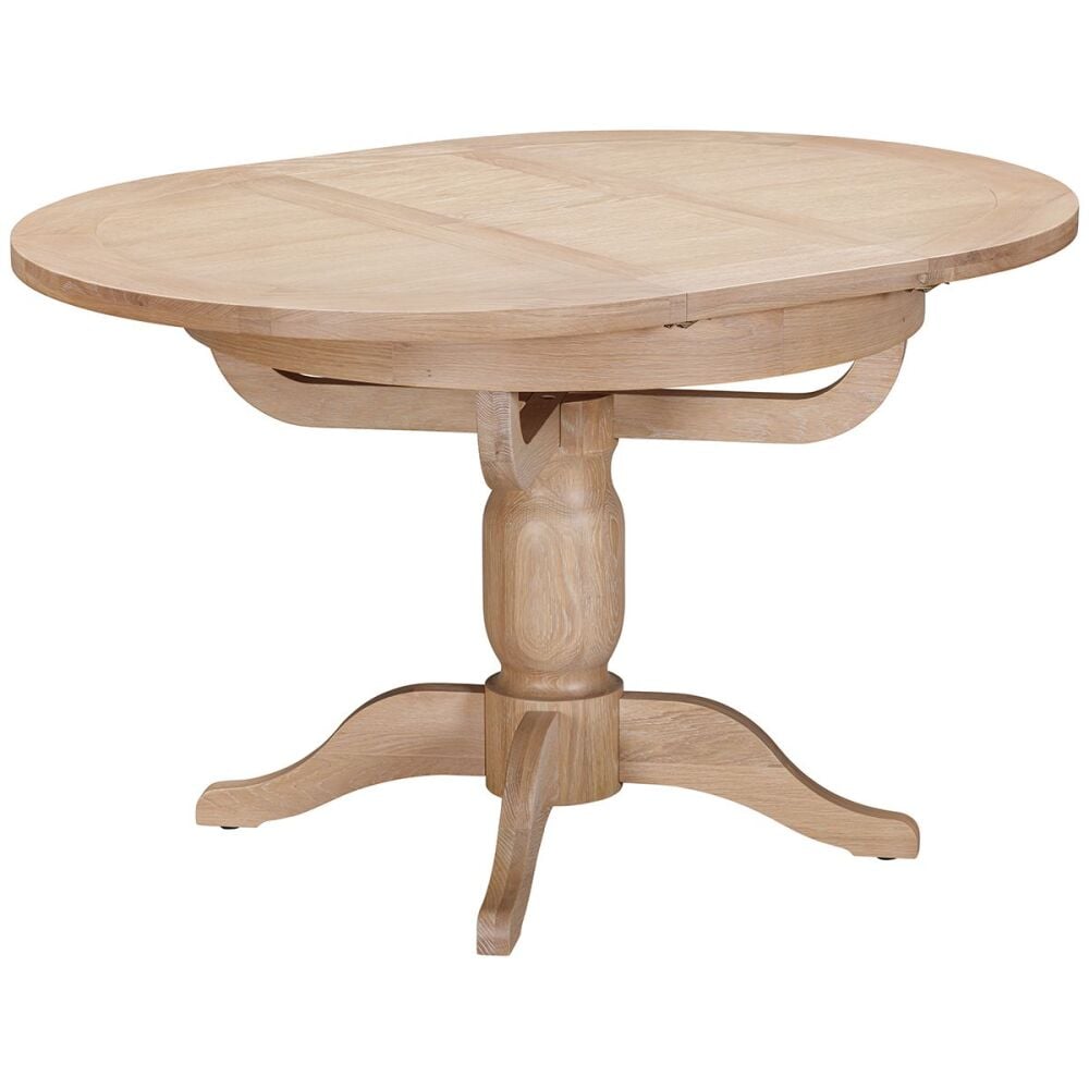 Winchester Oak Round Extending Dining Table