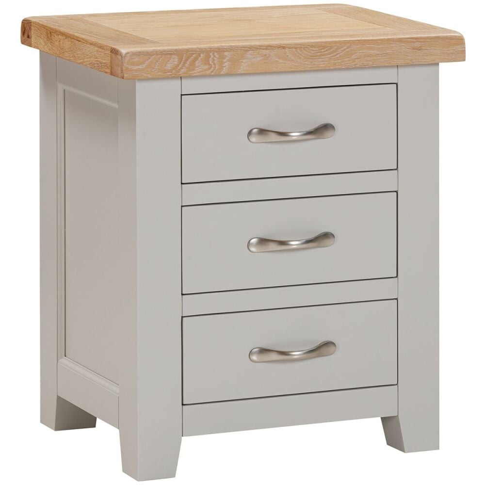 Winchester 3 Drawer Bedside