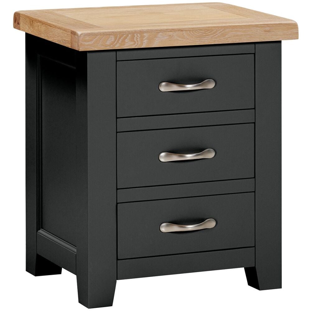 Winchester 3 Drawer Bedside