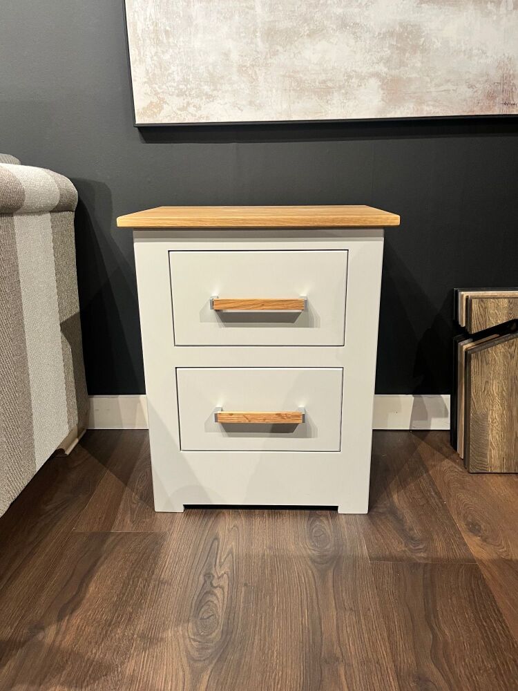 Clearance: Millie 2 Drawer Bedside