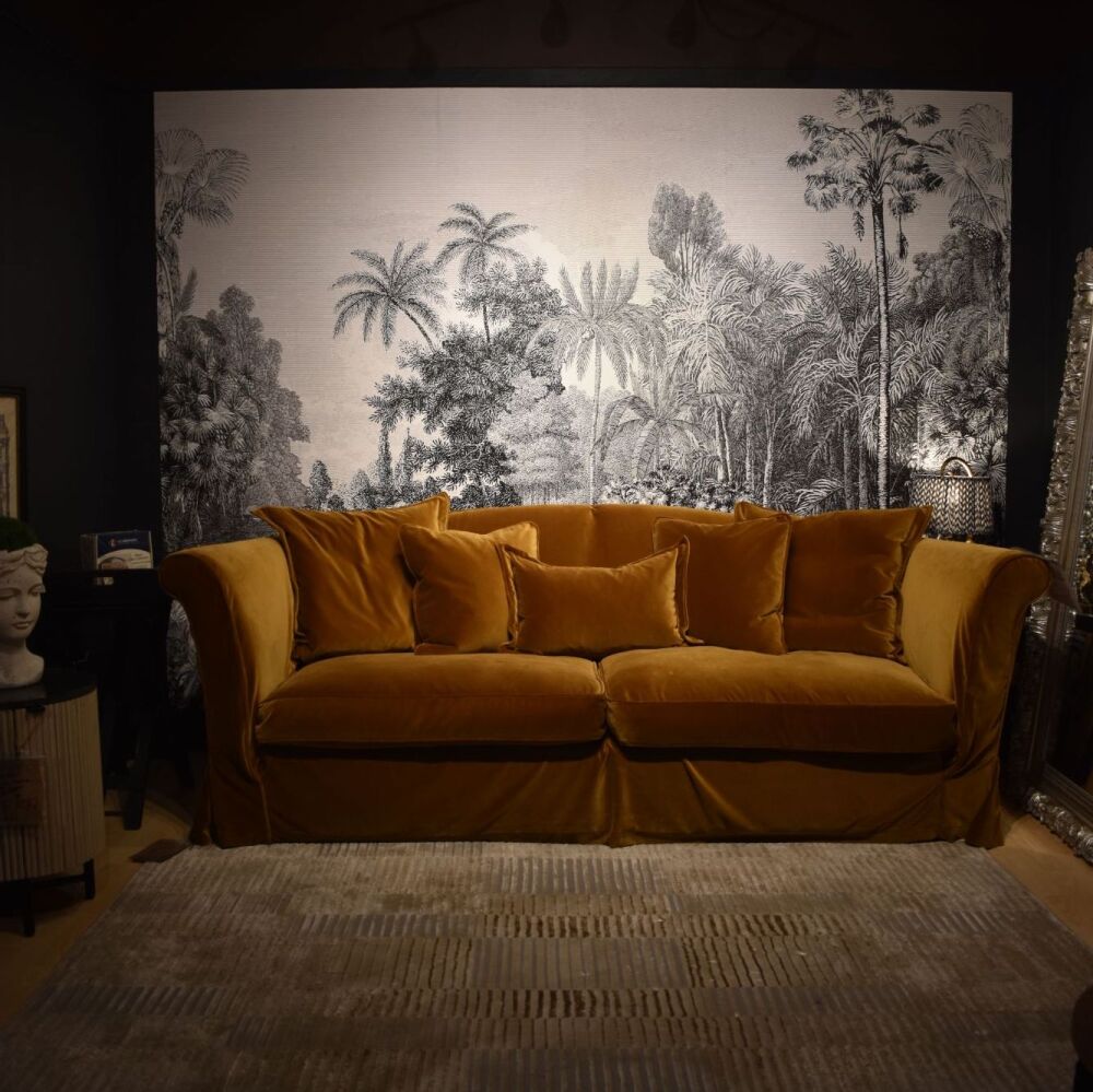 Clearance: Tetrad Florence Grand Sofa Machine Washable Cotton Velvet
