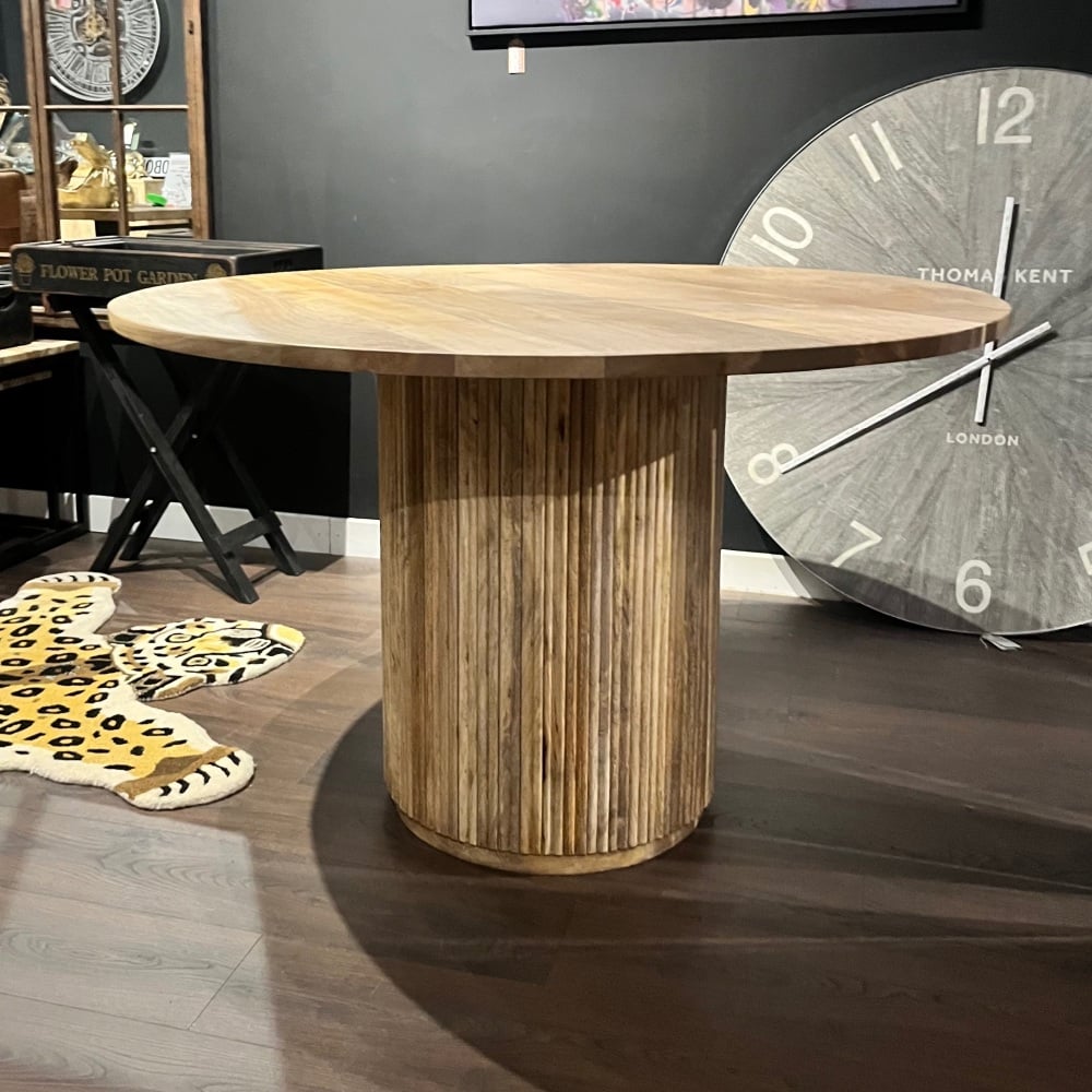 Clearance: Russo 120cm Mango Wood Dining Table