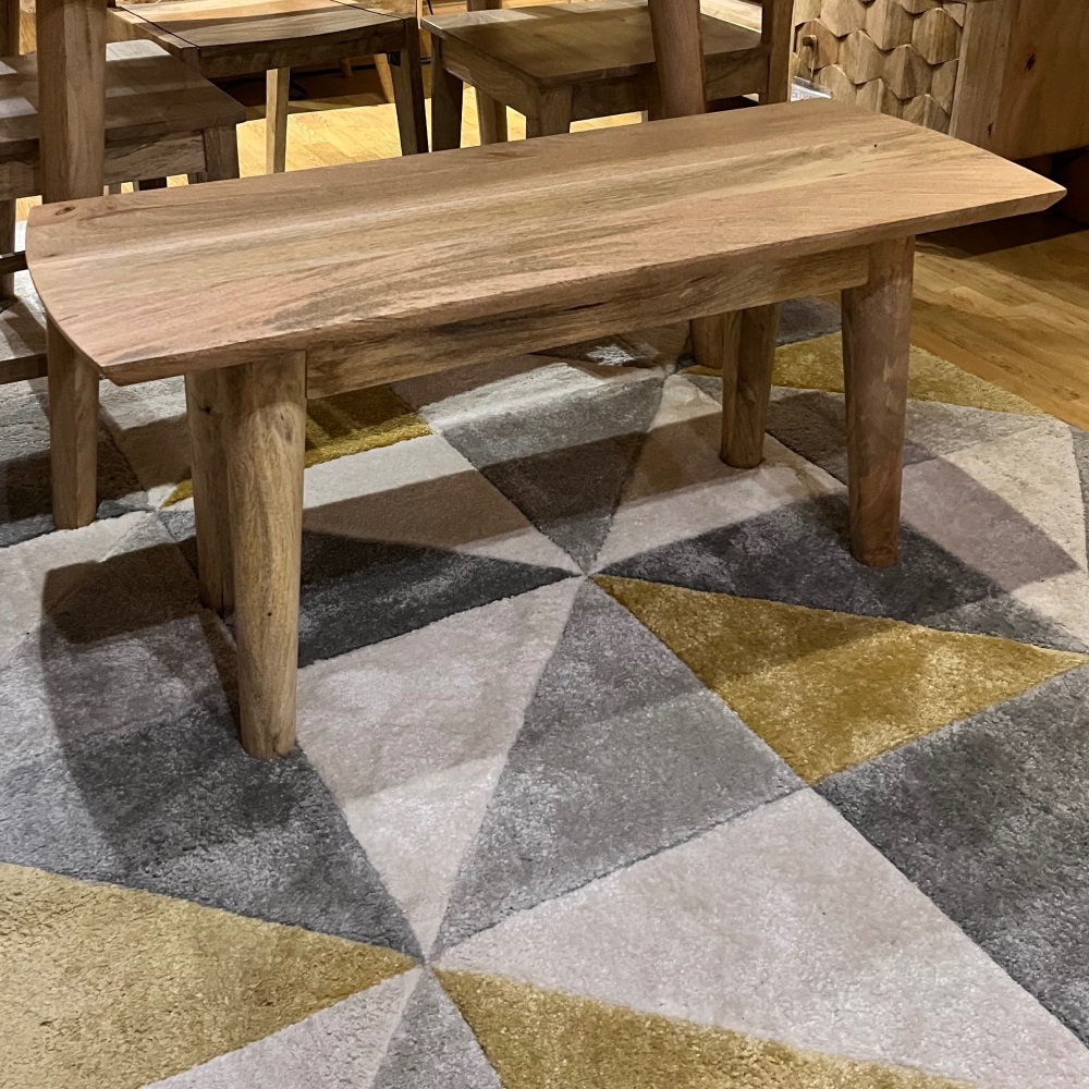 Clearance: Jasper Mango Wood Bench