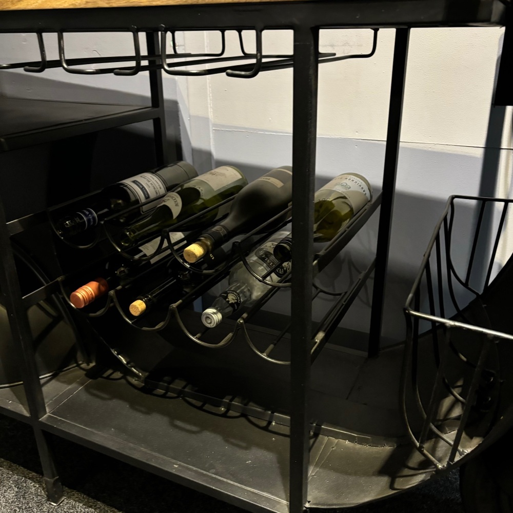 Clearance: Metal Wine Rack Scooter