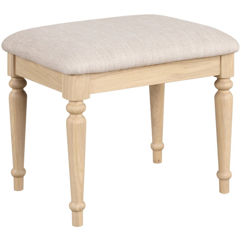 Heidi Oak Dressing Table Stool