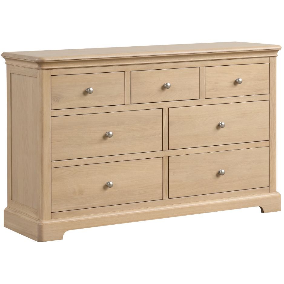 Heidi Oak Chest of Drawers 3 over 4