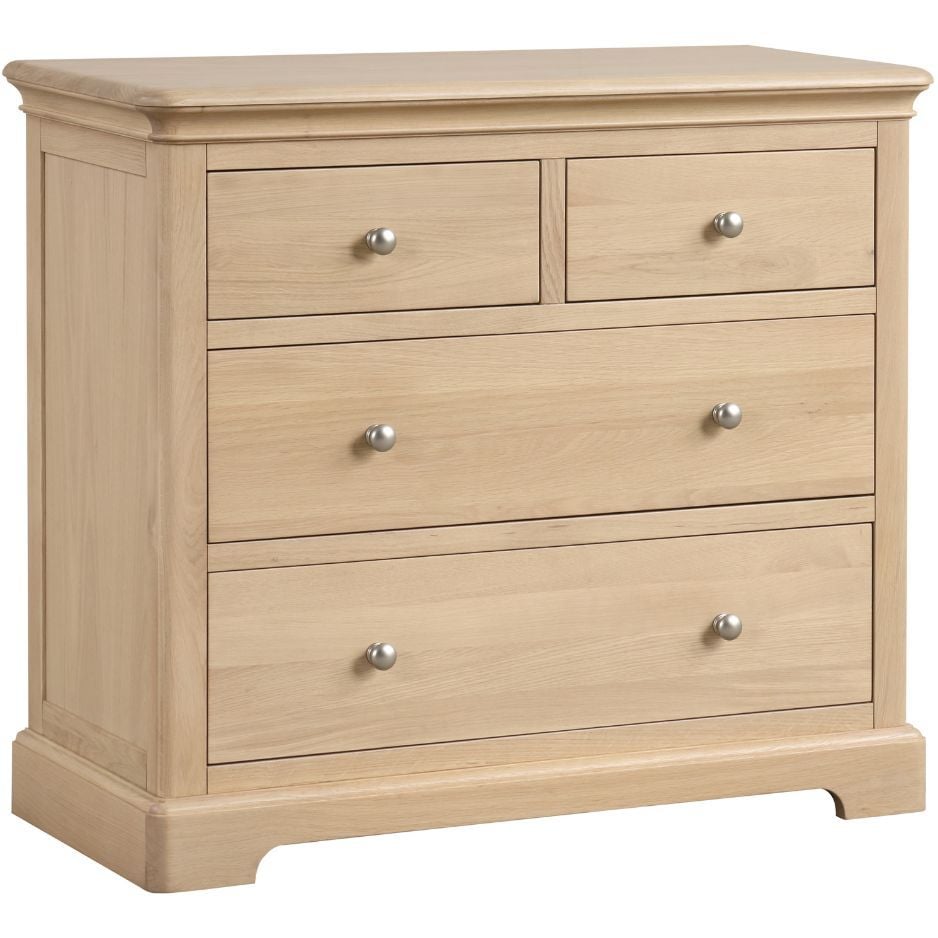 Heidi Oak 2 Over 2 Chest of Drawers