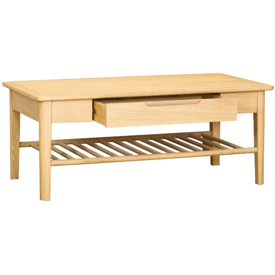 Nordic Coffee Table with Drawer