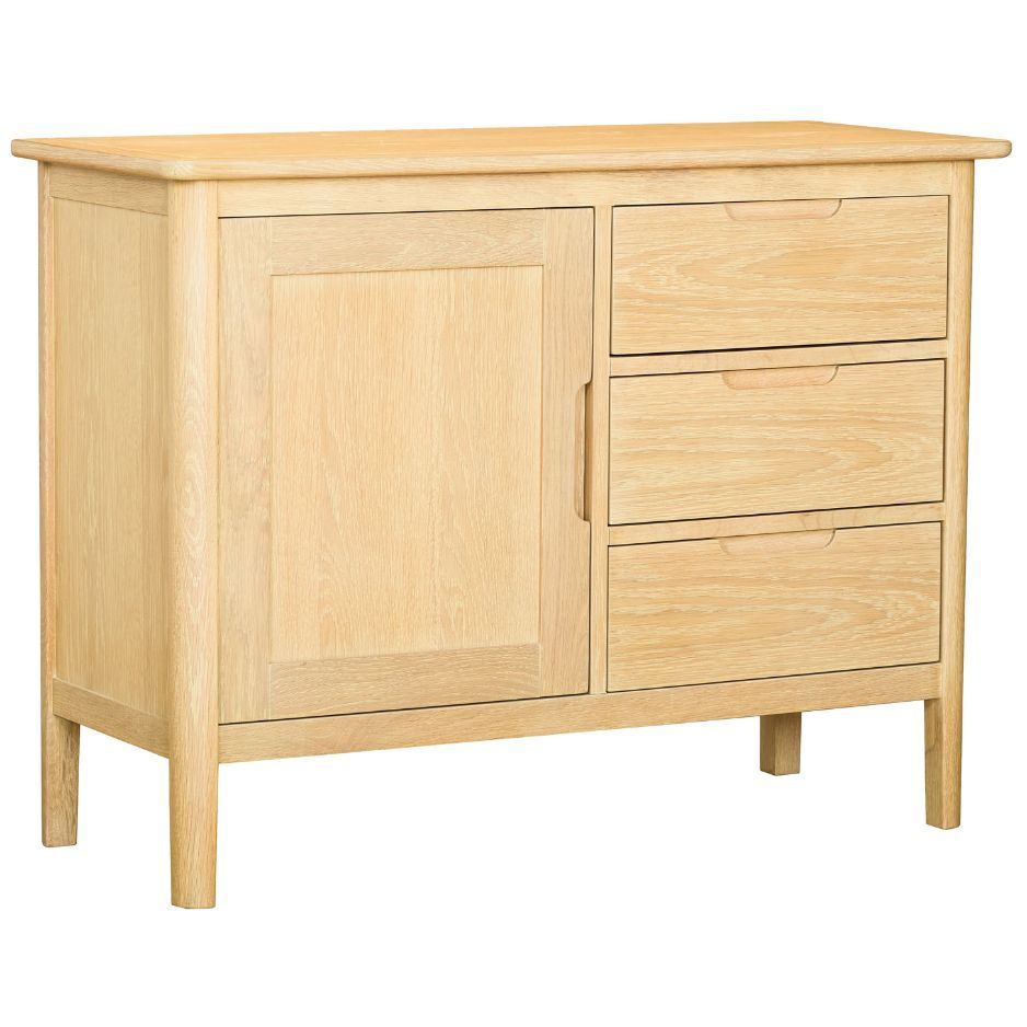 Nordic 1 Door 3 Drawer Sideboard