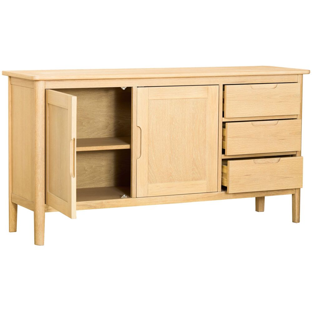 Nordic 2 Door 3 Drawer Sideboard