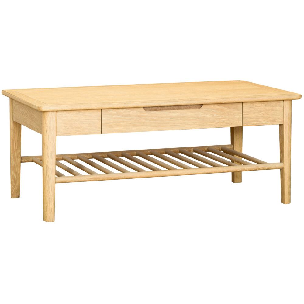 Nordic Coffee Table with Drawer