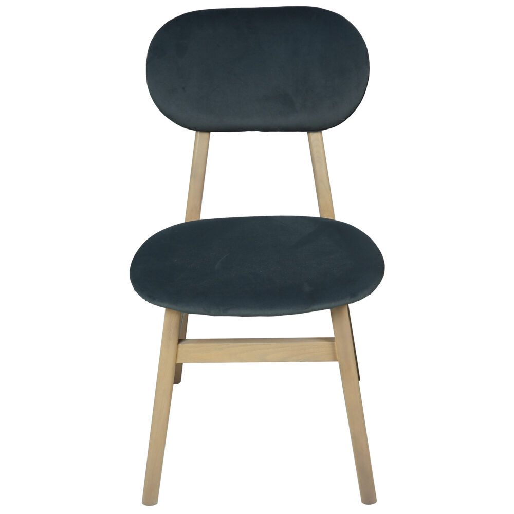 Nordic Upholstered Dining Chair - Dark Grey Pad