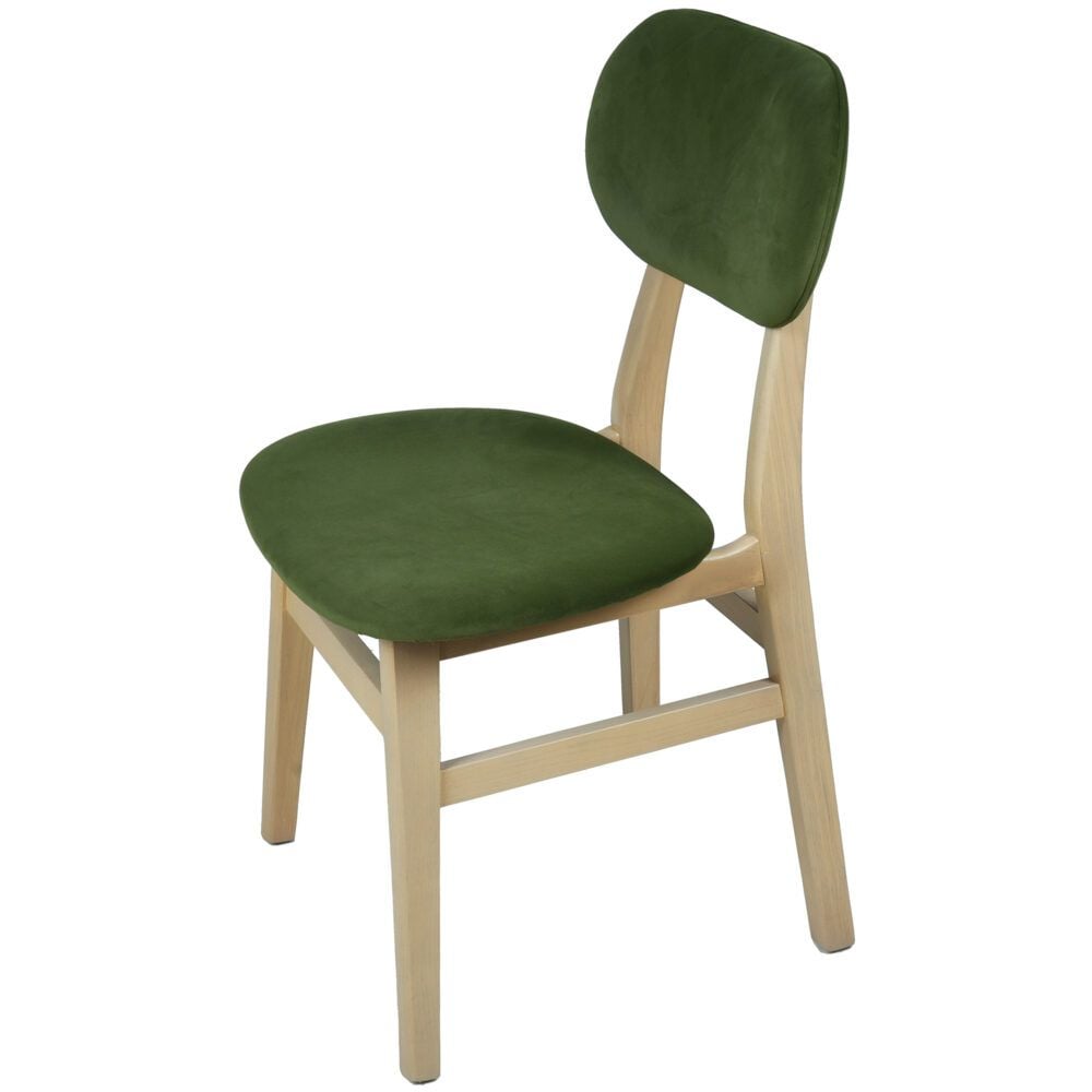 Nordic Upholstered Dining Chair -Green Pad