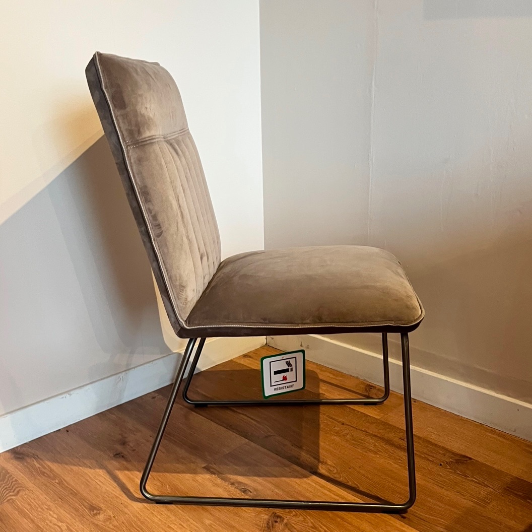 Clearance: Cooper Velvet Dining Chair