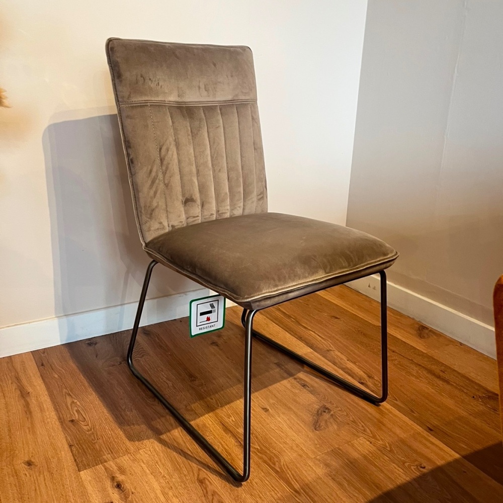 Clearance: Cooper Velvet Dining Chair