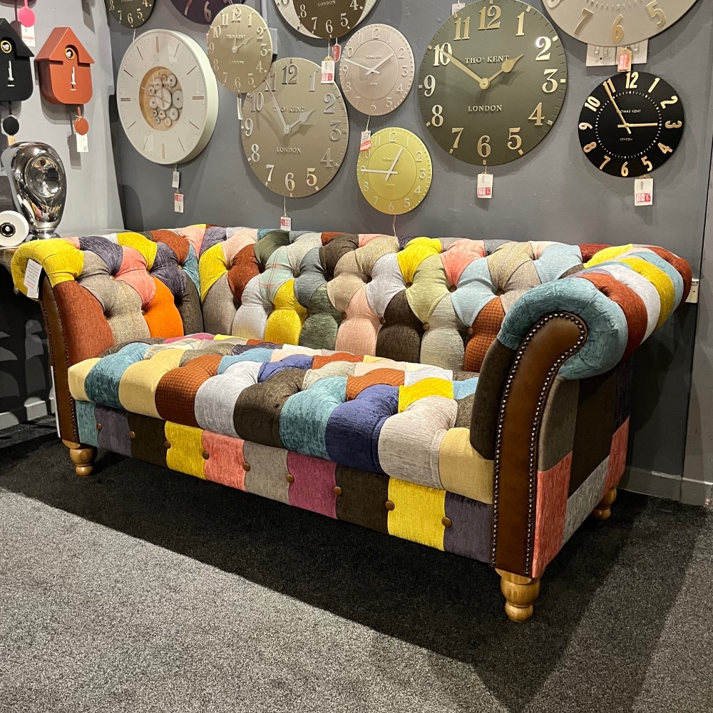 Clearance: Harlequin Patchwork 2 Seater Sofa