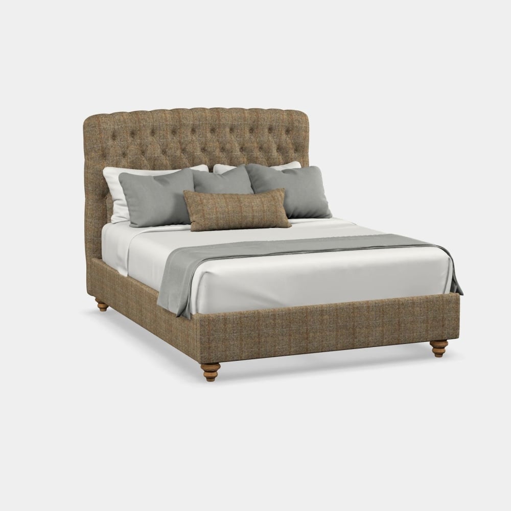 Tetrad Berneray Harris Tweed Emperor Size Bed Frame