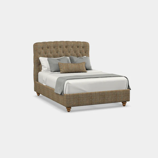 Tetrad Berneray Harris Tweed  Double Size Bed Frame