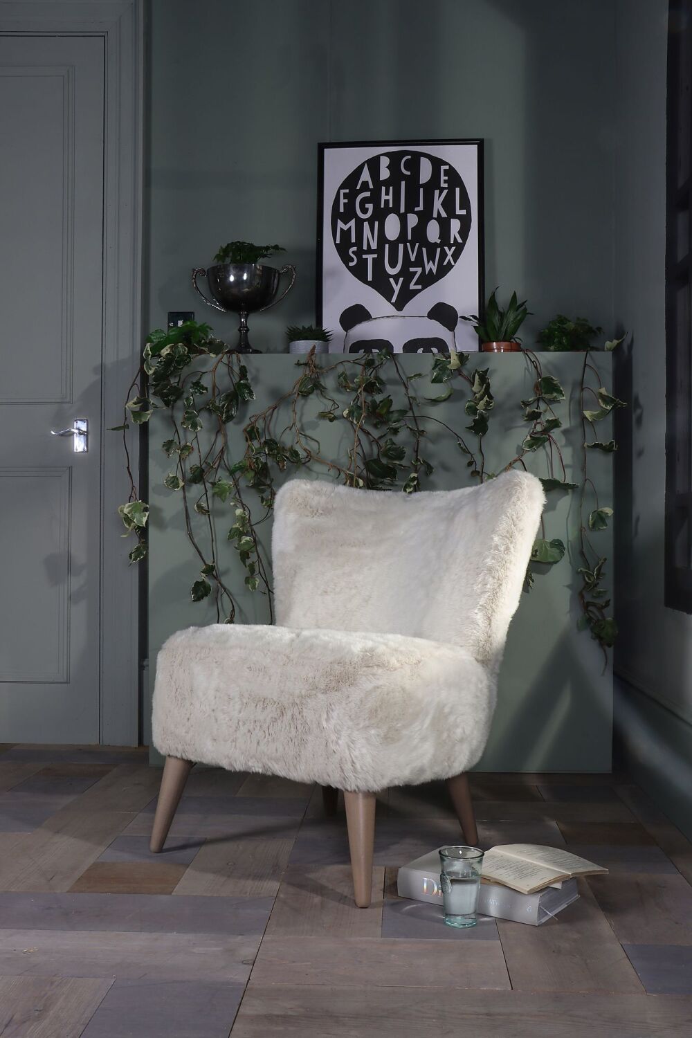 Tetrad Fairy Chair Polar Faux Fur