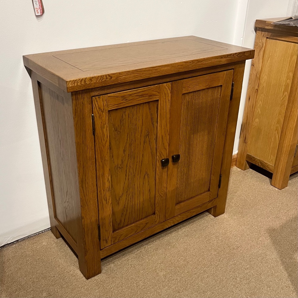 Clearance: New Amber Rustic 2 Door Cabinet