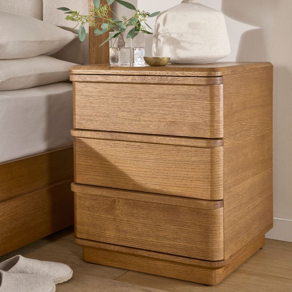 Kendall 3 Drawer Bedside