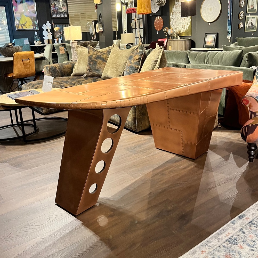 Clearance: Aviator Half Wing Copper Desk