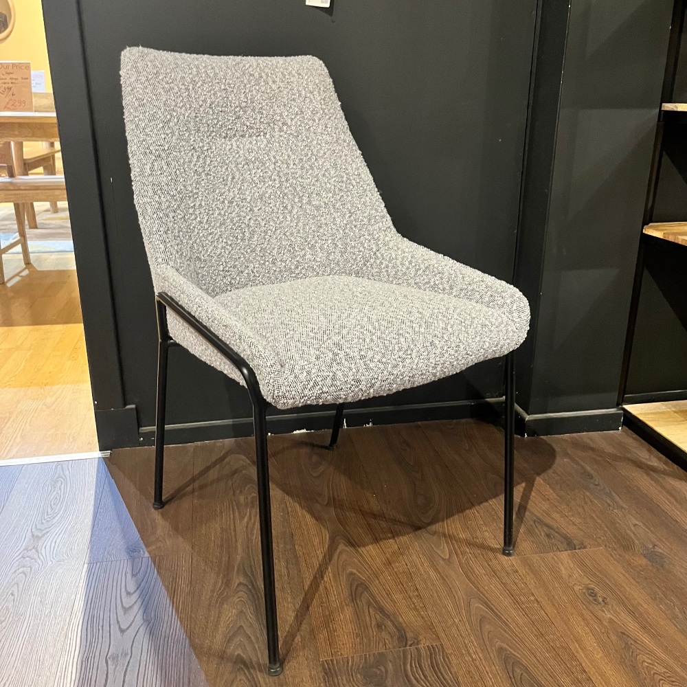 Clearance: Anna Boucle Dining Chair