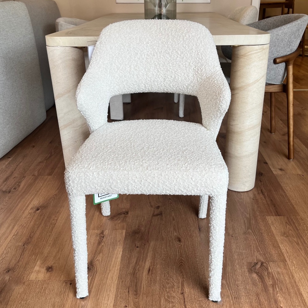 Clearance: Cloud Boucle Dining Chair