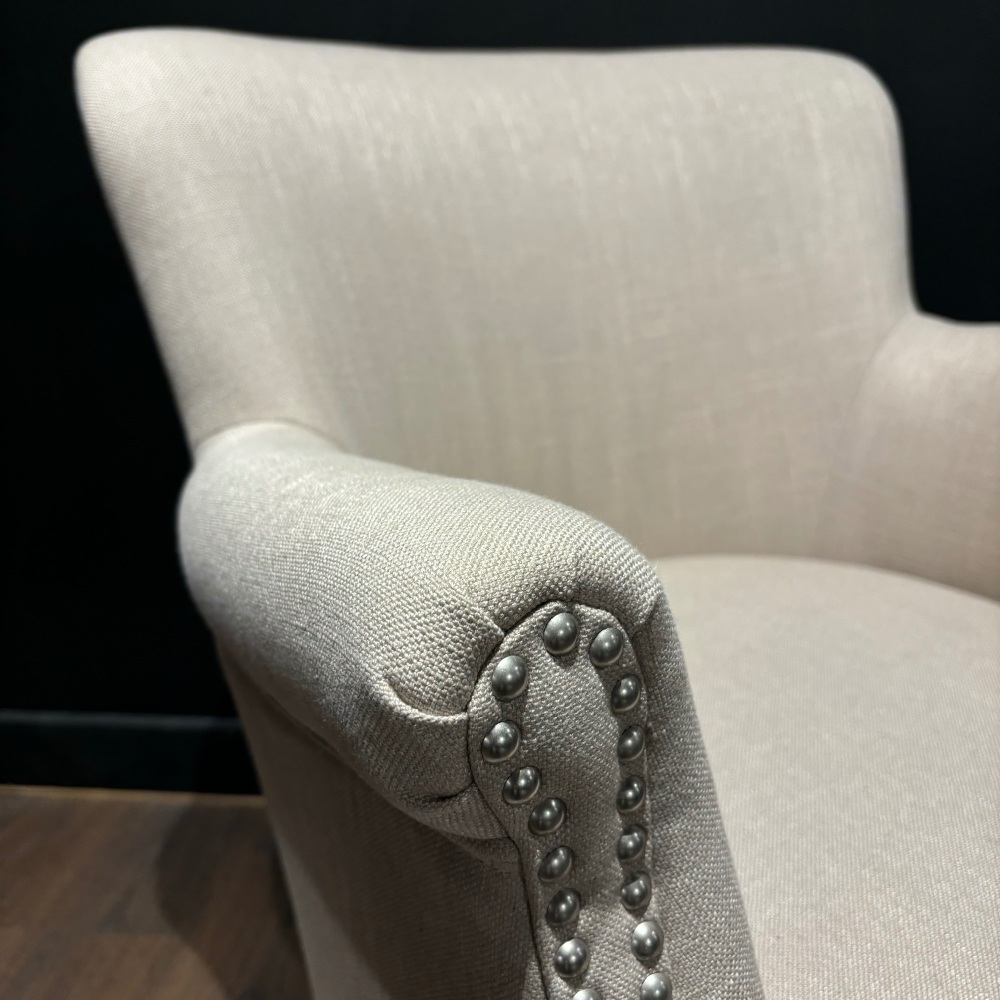 Clearance: Harlow Accent Chair Beige