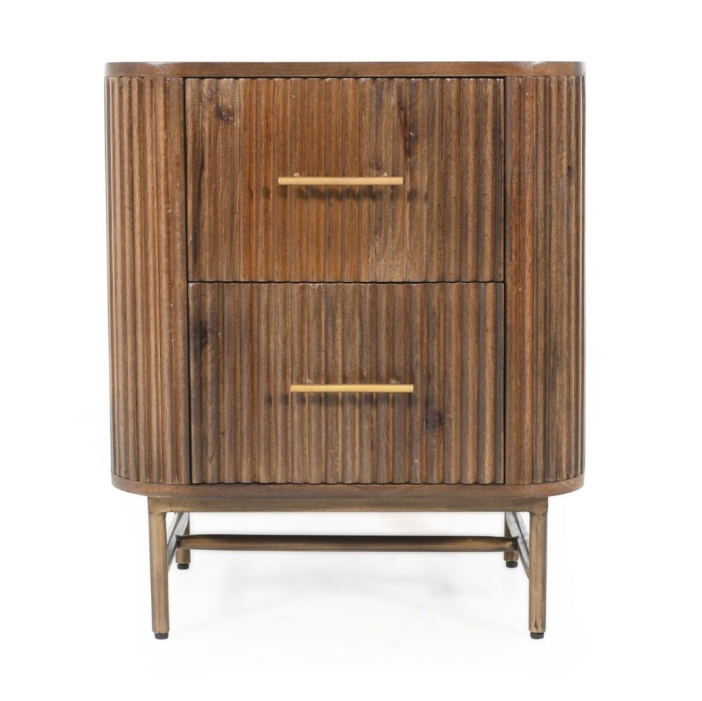Fluted: Lamp / Bedside Table